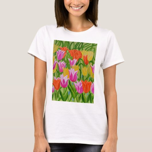 チューリップ Tシャツ (正面)