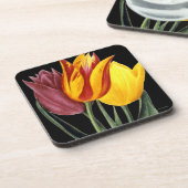 チューリップ(Tulipa Gesneriana) コースター (左側)
