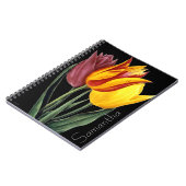 チューリップ(Tulipa Gesneriana) ノートブック (左側)