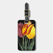 チューリップ(Tulipa Gesneriana) ラゲッジタグ (正面縦)