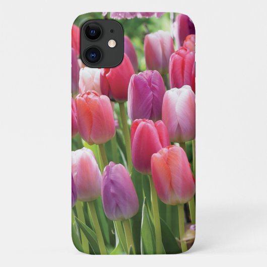 チューリップiPhoneケースのフィールド Case-Mate iPhoneケース (裏面)