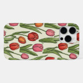 チューリップiPhoneケース iPhoneケース (裏面横)