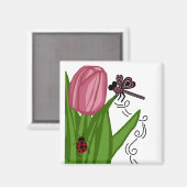 チューリップnトンフライ磁石 マグネット (正面/裏面)