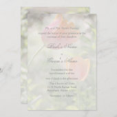 チューリッ結婚プ 招待状 (正面/裏面)