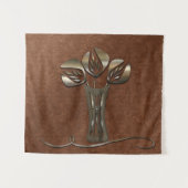 チューリパーソナライズされたップ タペストリー (正面(横))