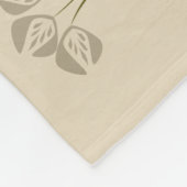 チューリパーソナライズされたップ フリースブランケット (角)