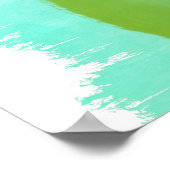 チューリパーソナライズされたップ ポスター (角)