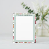 チューリフェミニンップフローラ水色パーソナライズされた (スタンド正面)