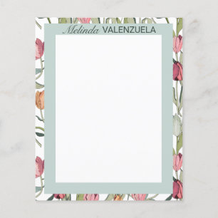 チューリフェミニンップフローラ水色パーソナライズされた