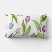 チューリモダンップカラフルパターン ランバークッション (裏面)