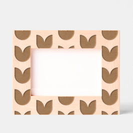 チューリモダンップ花のパターン レーザー彫刻フレーム