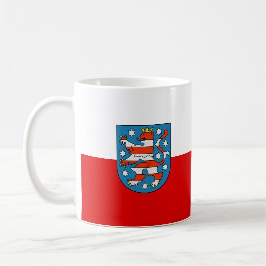 チューリンギアコーヒーマグ国旗 コーヒーマグカップ (左)