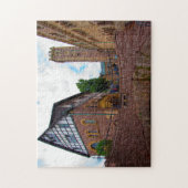 チューリンゲンのドイツの城。 ジグソーパズル (縦)