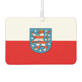 チューリンゲン国旗のマウスパッド カーエアーフレッシュナー (裏面)