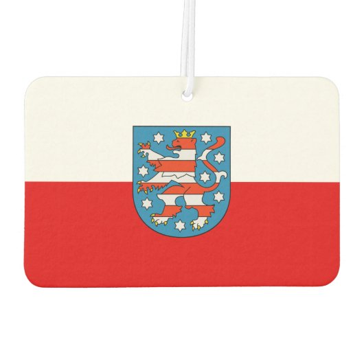 チューリンゲン国旗のマウスパッド カーエアーフレッシュナー (裏面)