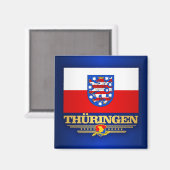 チューリンゲン国旗 マグネット (正面/裏面)