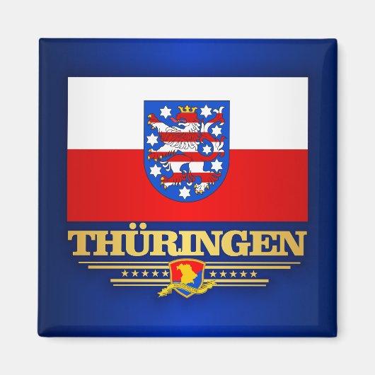 チューリンゲン国旗 マグネット (正面)