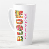 チューリ感動的ップ カフェラテマグ (左アングル)