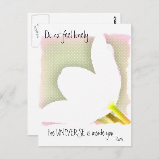 チューリ点々のあるップるみ引用文 ポストカード (正面/裏面)