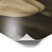 チューリ独身のップ花撮影プリントセピア調 フォトプリント            (角)