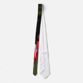 チューリ赤と白ップ ネクタイ (裏面)