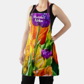 チューリ魅力的ップ花 エプロン (インサイチュ)