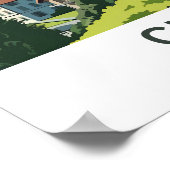 チュールスイストラベルプリント ポスター (角)