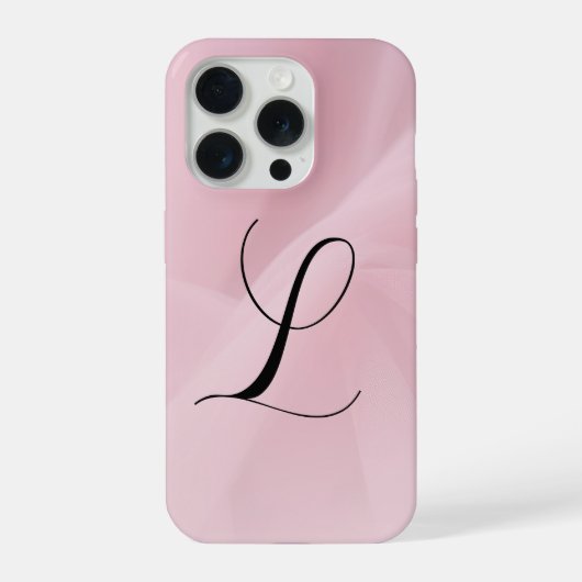 チュールピンク背景フォンケース iPhoneケース (裏面)