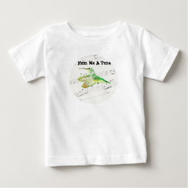 チューンハミングバードアートベビーTシャツ ベビーTシャツ