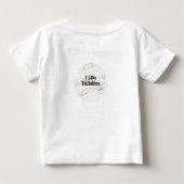 チューンハミングバードアートベビーTシャツ ベビーTシャツ (裏面)