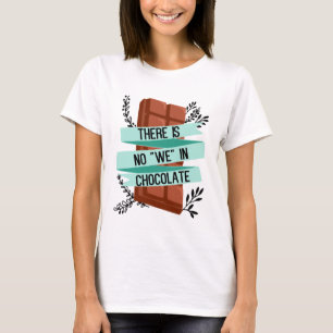 チョおもしろいコレートのスローガンTシャツ Tシャツ