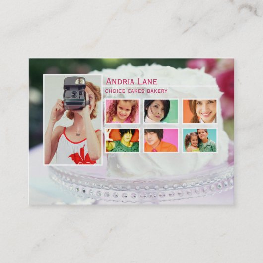 チョイスケーキぽちゃぽちゃの名刺 名刺 (正面)