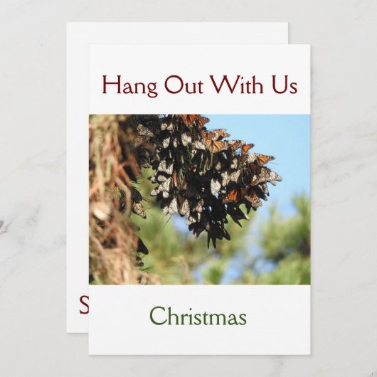 チョイ救スクリスマ招待状カード 招待状 (正面/裏面)