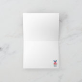 チョウとカップケーキ サンキューカード (内部)