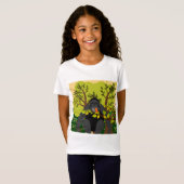 チョウに魅せられたゴリラ Tシャツ (正面フル)