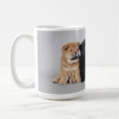 チョウの子犬 コーヒーマグカップ (左)