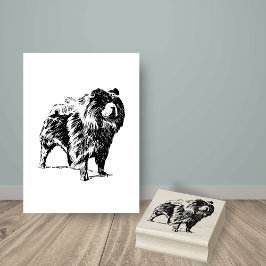 チョウの犬種 ラバースタンプ