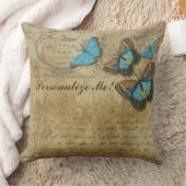 チョウオンヴィンテージティー紙 クッション (ブランケット)