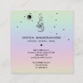 *~*チョウガ魔法ボホーポーションレインボー スクエア名刺 (裏面)