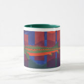 チョウザメの日没 マグカップ (中央)