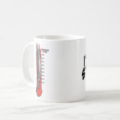 チョウザメの熱のマグ2 コーヒーマグカップ (正面左)