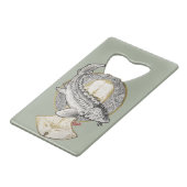 チョウザメの神 クレジットカード栓抜き (裏面アングル)