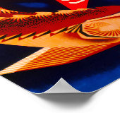 「チョウザメの缶詰ソクラ」ソヴィンテージ広告ポスター ポスター (角)