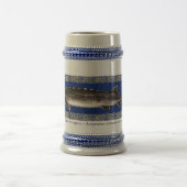 チョウザメステイン-白いチョウザメ ビールジョッキ (中央)