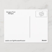 チョウザメ岬 ポストカード (裏面)