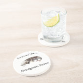 チョウザメ熱に感染する コースター (側面)