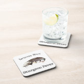 チョウザメ熱に感染する コースター (右側)