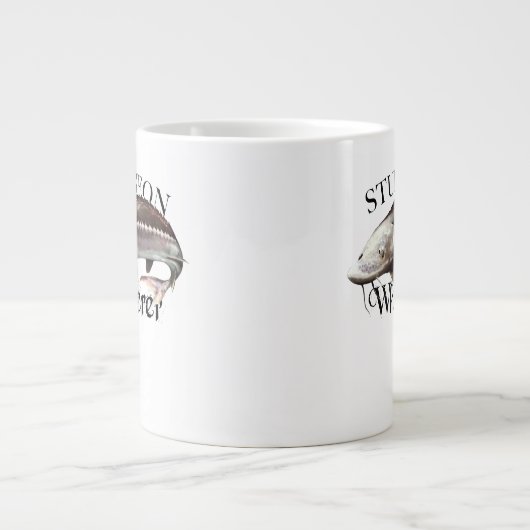 チョウザメ ジャンボコーヒーマグカップ (正面)