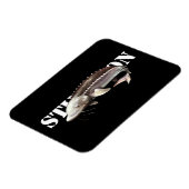 チョウザメ マグネット (左側)