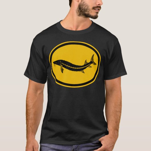 チョウザメ Tシャツ (正面)